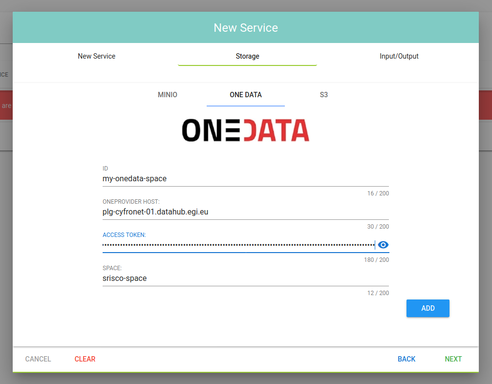 Onedata provider