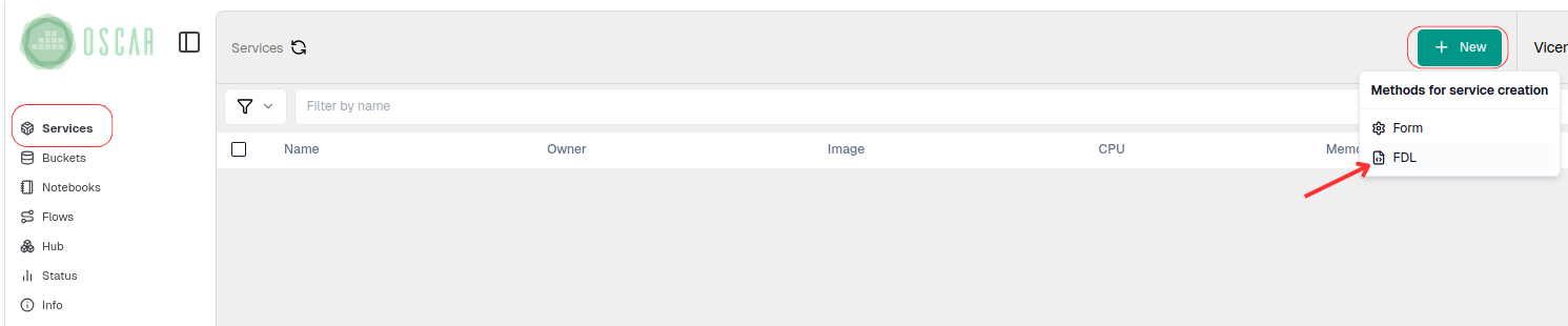 dashboard-new-service