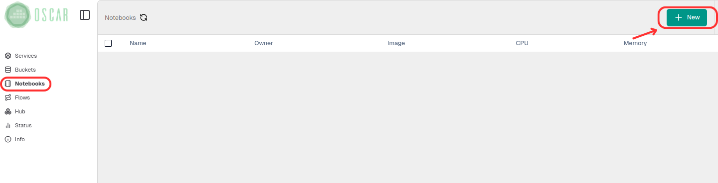 Jupyter-OSCAR-Create